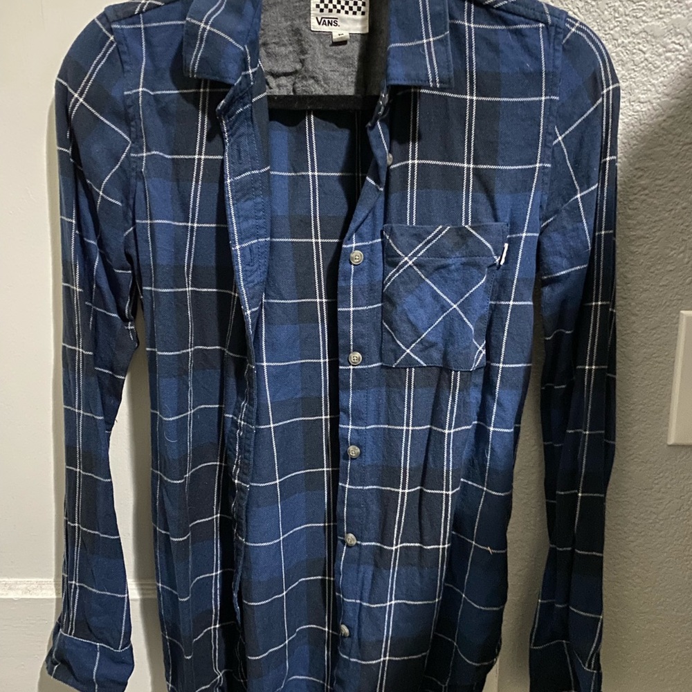 Plaid long sleeve shirt